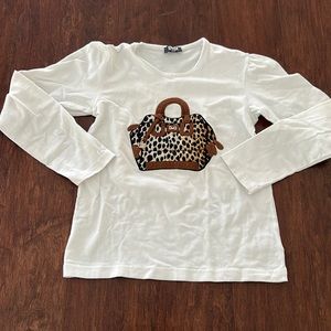 Dolce & Gabbana D&G leopard purse shirt girls
